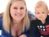 femme enceinte avec enfant