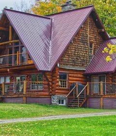 brown house